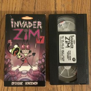 INVADER ZIM PROMOTIONAL Episode Screener VHS JHONEN VASQUEZ Nickelodeon 3