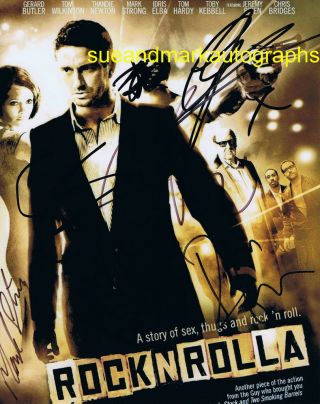 Rocknrolla Signed By 7  Autograph Uacc Rd 96