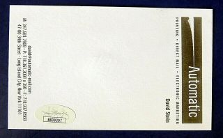 DONALD TRUMP SIGNED 3x5 INDEX CARD President Of The United States JSA BB39397 4