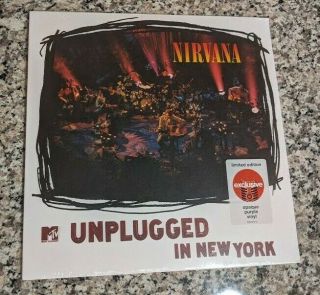 Nirvana Unplugged In York Lp Target Exclusive Opaque Purple Vinyl Record
