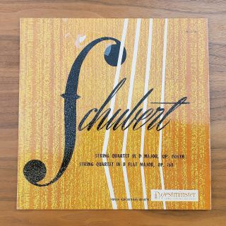 Westminster Wl 5110 Schubert String Quartets In D And Bb - Vienna Konzerthaus