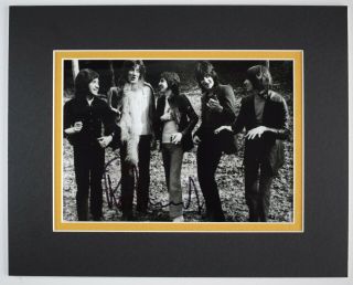 Rod Stewart Signed Autograph 10x8 Photo Mount Display Faces Music Aftal