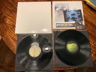 The Beatles White Album 2lp Record 2012 Stereo Box Set Nm Vinyl Poster Bonus