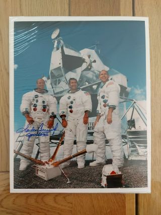 Apollo Xii Signed Charles " Pete " Conrad The Third Man To Walk On The Moon