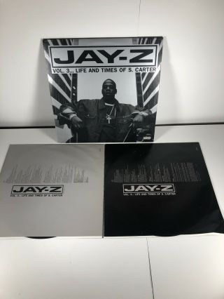 Jay Z Vol.  3 Life And Times Of S.  Carter 2lp 1999 Vinyl