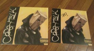 Schoolboy Q Crash Talk Vinyl Record Lp & Autograph Insert 2019 Sh