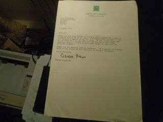1991 Gordon Brown,  Former Prime Minister,  Hand Signed Letter,  Commons Notepaper