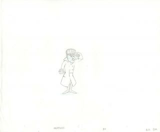 Dastardly Production Animation art cel n drawing Hanna Barbera Fender Bender 500 2
