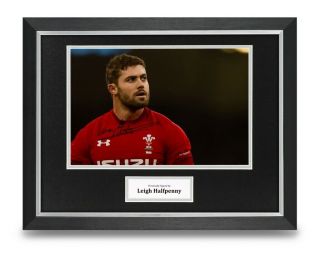 Leigh Halfpenny Signed 16x12 Framed Photo Display Rugby Autograph Memorabilia
