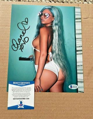 Chanel West Cost Signed Sexy 8x10 Photo Beckett Certified Music 2
