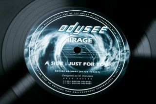 Mirage - Just For You / No Tomorrow - /uk ’96 Odysee (ody05) Drum 