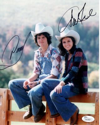 Donny,  Marie Osmond Hand Signed 8x10 Photo Young Pose Signed By Both Jsa