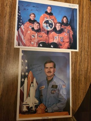 Sts - 32 Crew - Official Nasa 8x10 Photo Signed By All 5 Astronauts,  Heib Photo