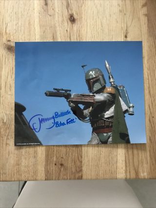 Jeremy Bulloch Star Wars Autograph Hand Signed Photo 10x8 Lucas Film Still