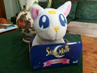 Irwin 1997 Sailor Moon Vintage Artemis Plush White Cat Na 8 "