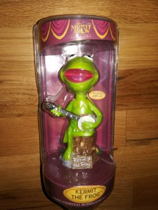 The Muppet Show 25th Year Anniversary Kermit The Frog Bobblehead Bobble Dobbles