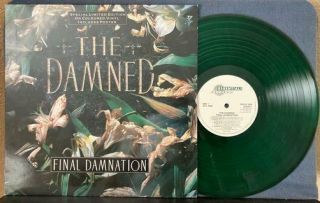 The Damned Final Damnation Nm - Limited Edition Essential Uk Translucent Green Lp