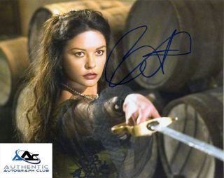 Catherine Zeta Jones Autograph Signed 8x10 Photo The Mask Of Zorro