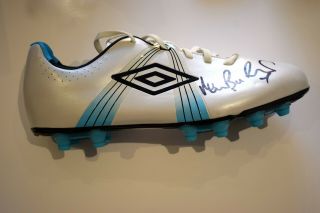 Neil Ruddock Signed Autograph Football Boot Liverpool Tottenham Hotspur