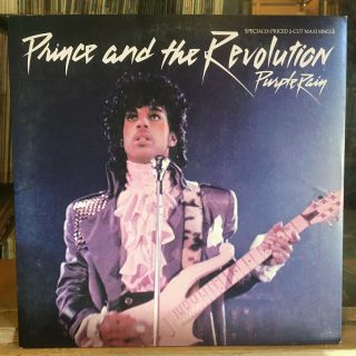 [soul/funk] Exc 12 " Prince Purple Rain God [original 1984 Warner Purple Vinyl]
