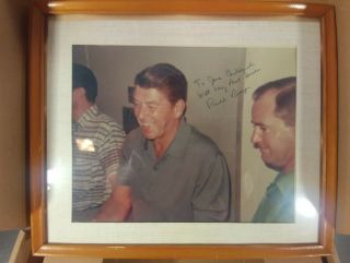 Ronald Reagan Inscribed Photos - Color,  Inscribed To My Grandmother