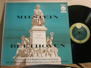 Capitol Fds P - 8313 Nathan Milstein Beethoven Violin Concerto 1955 Nm