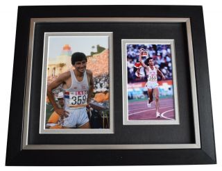 Sebastian Seb Coe Signed 10x8 Framed Photo Autograph Display Olympics Aftal