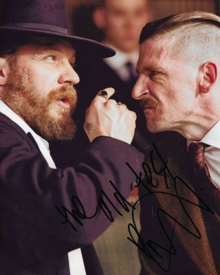 Rare 10 " X 8 " Hand Signed Colour Photo  Paul Anderson " Peaky Blinders "