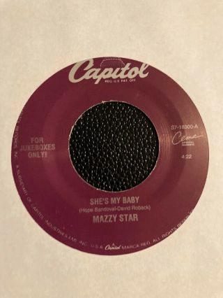 Mazzy Star 7 " 45 She 