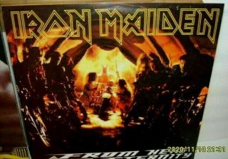 Iron Maiden From Here To Eternity 1992 Uk 12 " Record Poster Cover Near