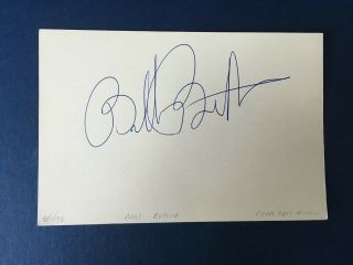 Billy Butlin - Legendary Holiday Camp Creator - Signed White Card