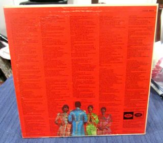 SGT.  PEPPERS LONELY HEARTS CLUB BAND BEATLES 1967 SLEEVE,  POSTER SMAS 2653 2