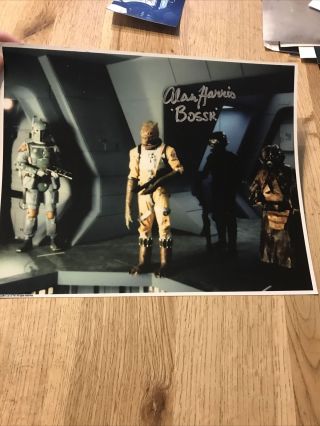 Star Wars Personally Signed Alan Harris As Bossk Autograph