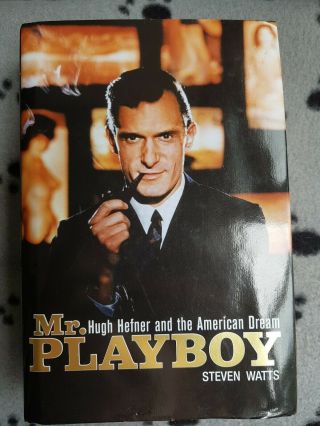 Mr Playboy Autobiography Signed By Hugh Hefner And Writer Stephen Watts