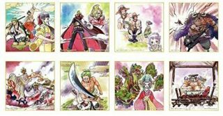 (ichiban Kuji H) Op One Piece Wano Country Second Colored Paper All 8 Set 20cm