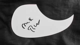Signed Mike Rutherford Genesis Guitar Pick Guard