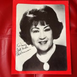 Ethel Merman Signed 1968 Theater Program Call Me Madam Broadway Movie Actress