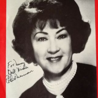 Ethel Merman SIGNED 1968 Theater Program Call Me Madam Broadway Movie Actress 2