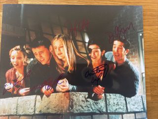 Friends Signed Cast Hand Signed 10x8 Sized Photograph Autograph