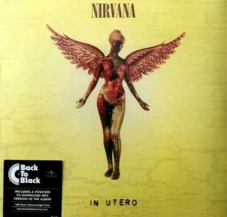 Nirvana - In Utero Lp 180gm Vinyl Audiophile Remastered Record