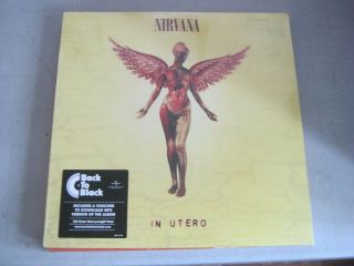Nirvana In Utero [sealed Lp] 180g Vinyl Reissue,  Mp3 Download [lot C]