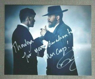 Tom Hardy (peaky Blinders) Signed 10x8 Photo - All Proceeds To Mencap