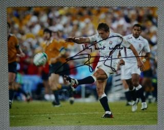 Jonny Wilkinson Rugby Hand Signed 10x8 Photo - All Proceeds To Mencap