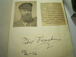 Old Danish Autograph Book Peter Freuchen J Christmas Moller Paul Reumert 1930/40