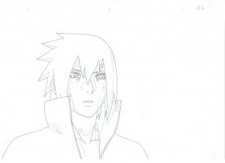 Naruto Shippuden Sasuke Genga Douga Production Anime Sketch Art Not Cel 98