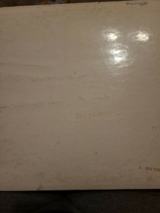 The Beatles White Album Lp 1968 Apple Records Swbo - 101 With Foto Sleeve
