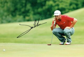 Jon Rahm Signed Autograph Golf Photo 1 Aftal Pga European Tour Winner