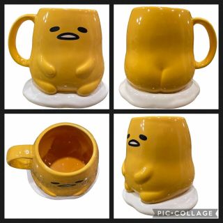 Sanrio Gudetama The Lazy Egg Ceramic Mug Cup Japanese Anime Japan Yellow Coffee
