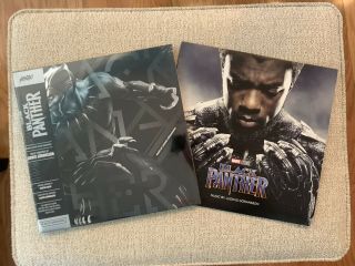 Black Panther Soundtrack Silver Black Vinyl 3lp Ludwig Göransson Mondo Marvel