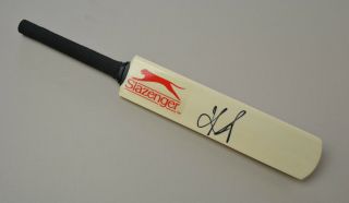 Kevin Pietersen Signed Mini Cricket Bat England Autograph Memorabilia,